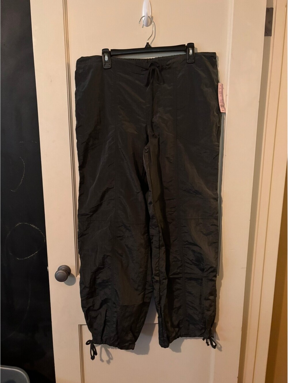Wild Fable Dark Green Drawstring Track Pants